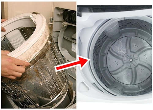 hướng dẫn cách sử dụng bột tẩy vệ sinh lồng máy giặt đúng cách
