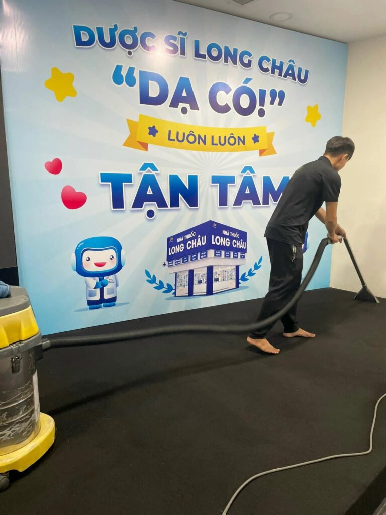 Dịch vụ giặt thảm trải sàn giá rẻ sạch nhanh